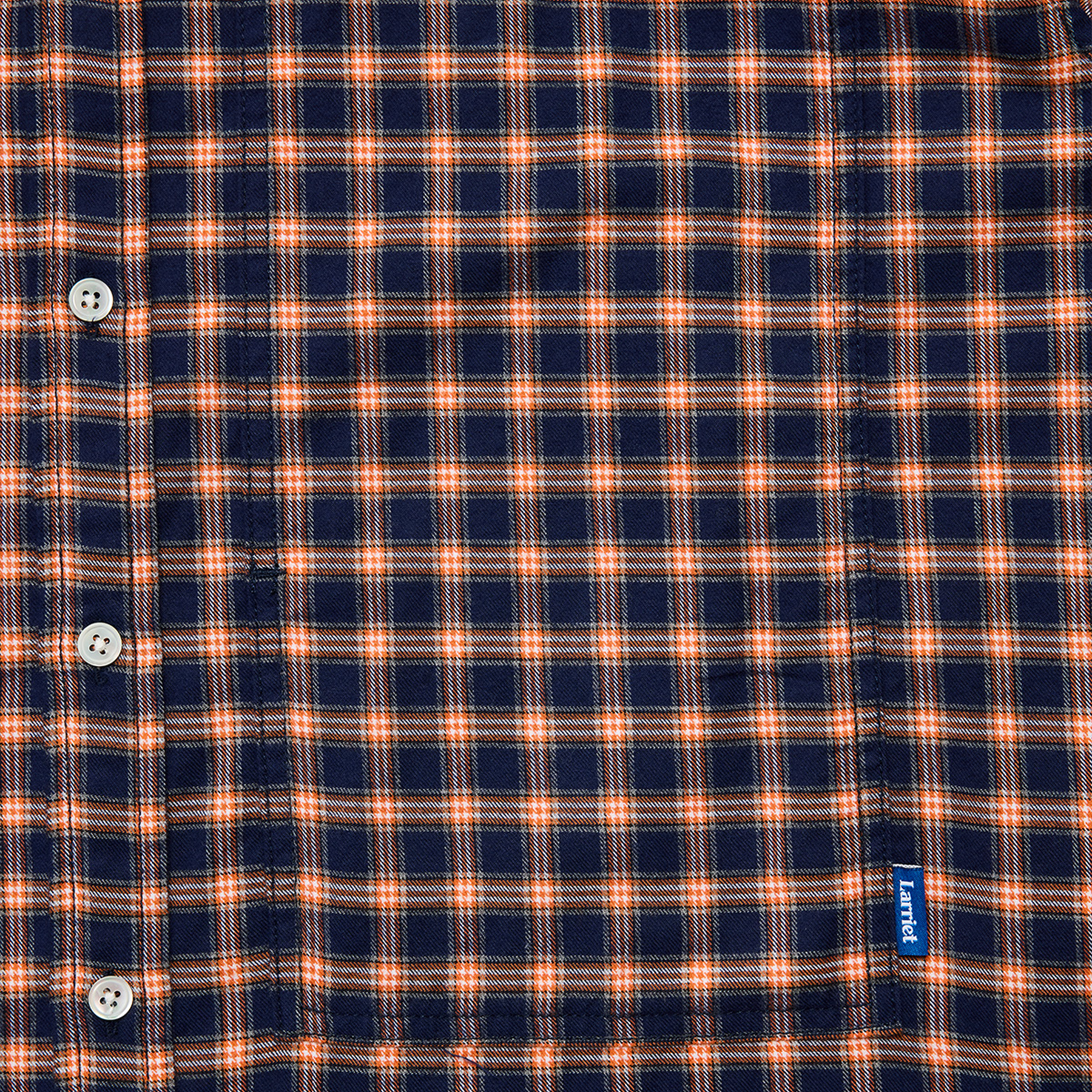 Larriet Grant Shirt Navy Plaid