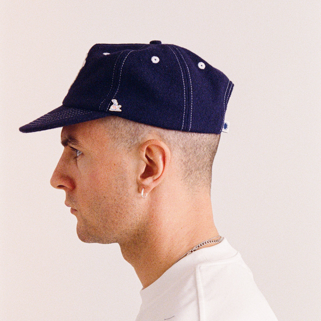 Someday Olde English Ballcap Navy