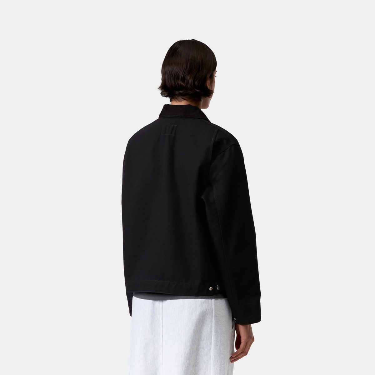 Carhartt WIP Women's OG Detroit Jacket Black + Black Rinsed