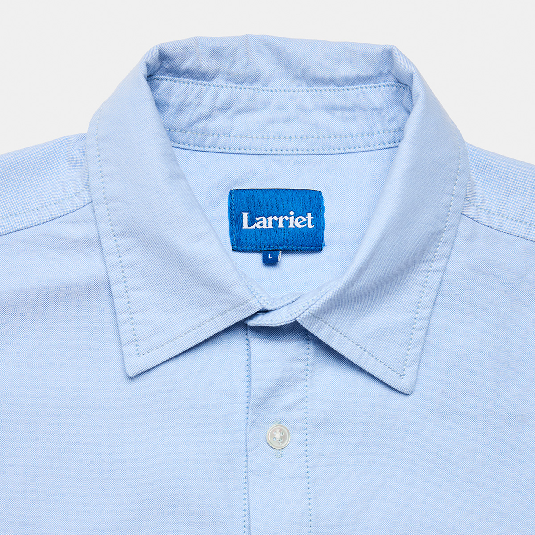 Larriet Cliff S/S Shirt Blue Oxford