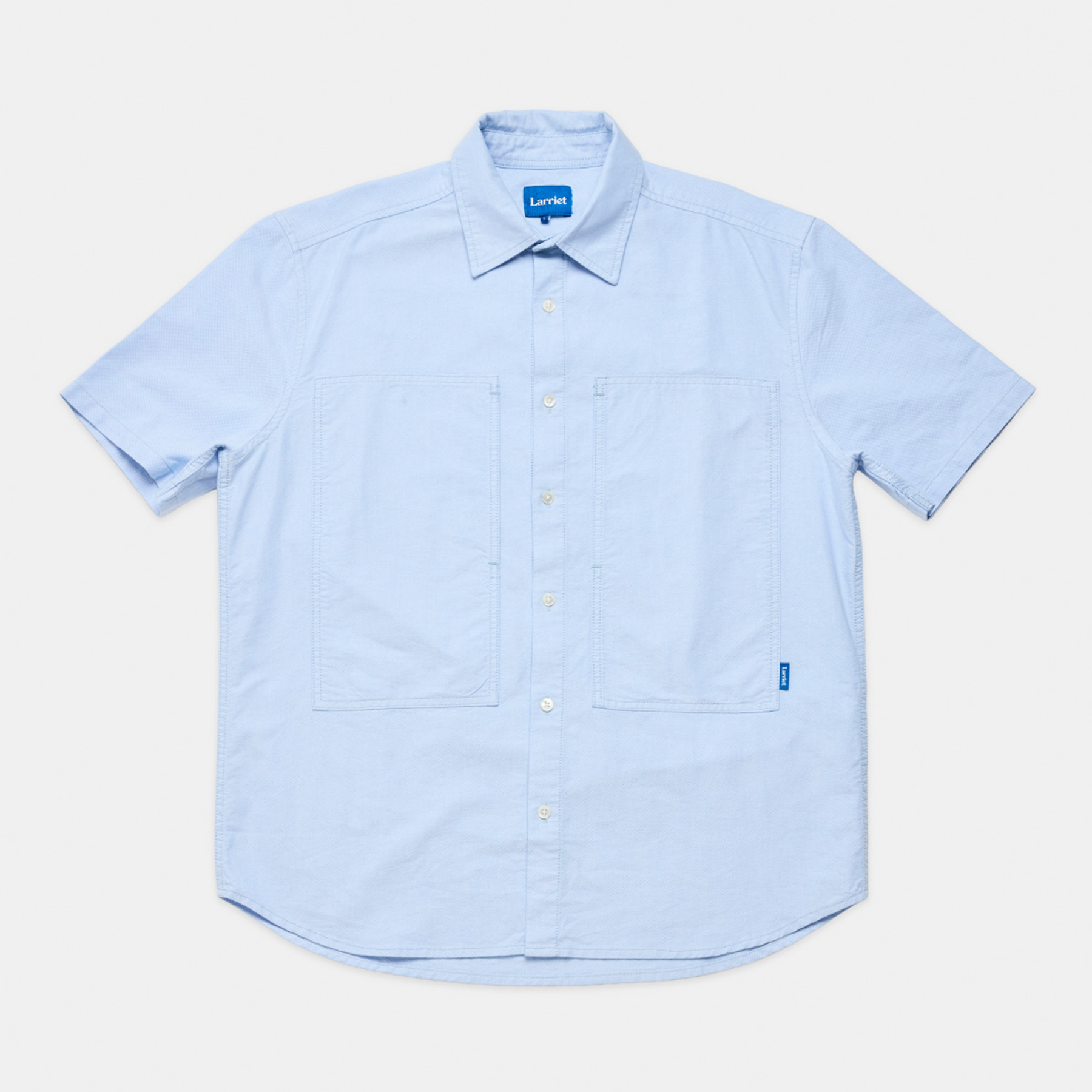 Larriet Cliff S/S Shirt Blue Oxford