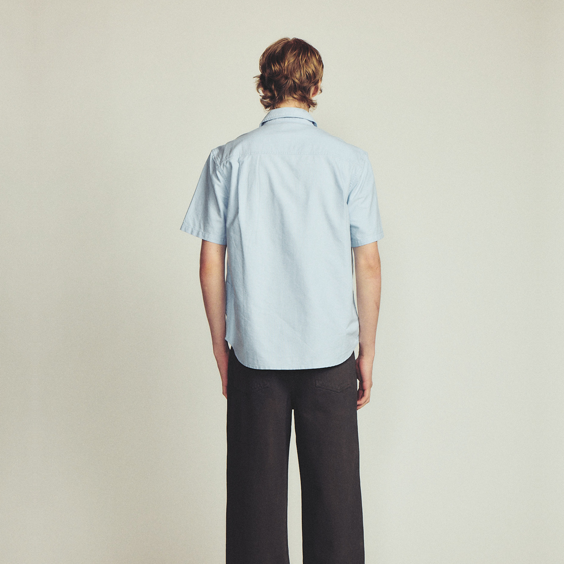 Larriet Cliff S/S Shirt Blue Oxford