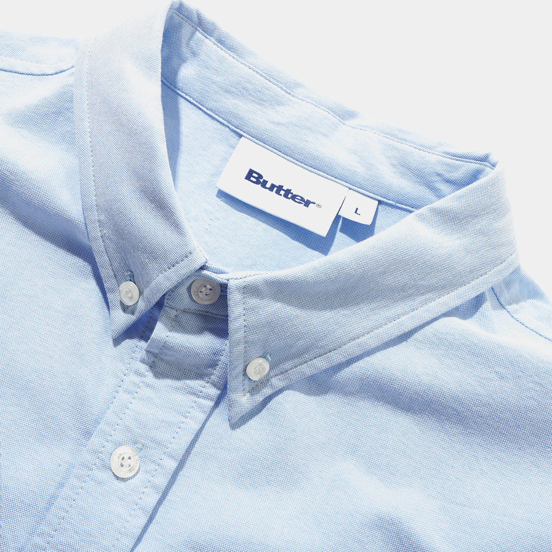 Butter x Peanuts Spike Oxford Shirt Blue