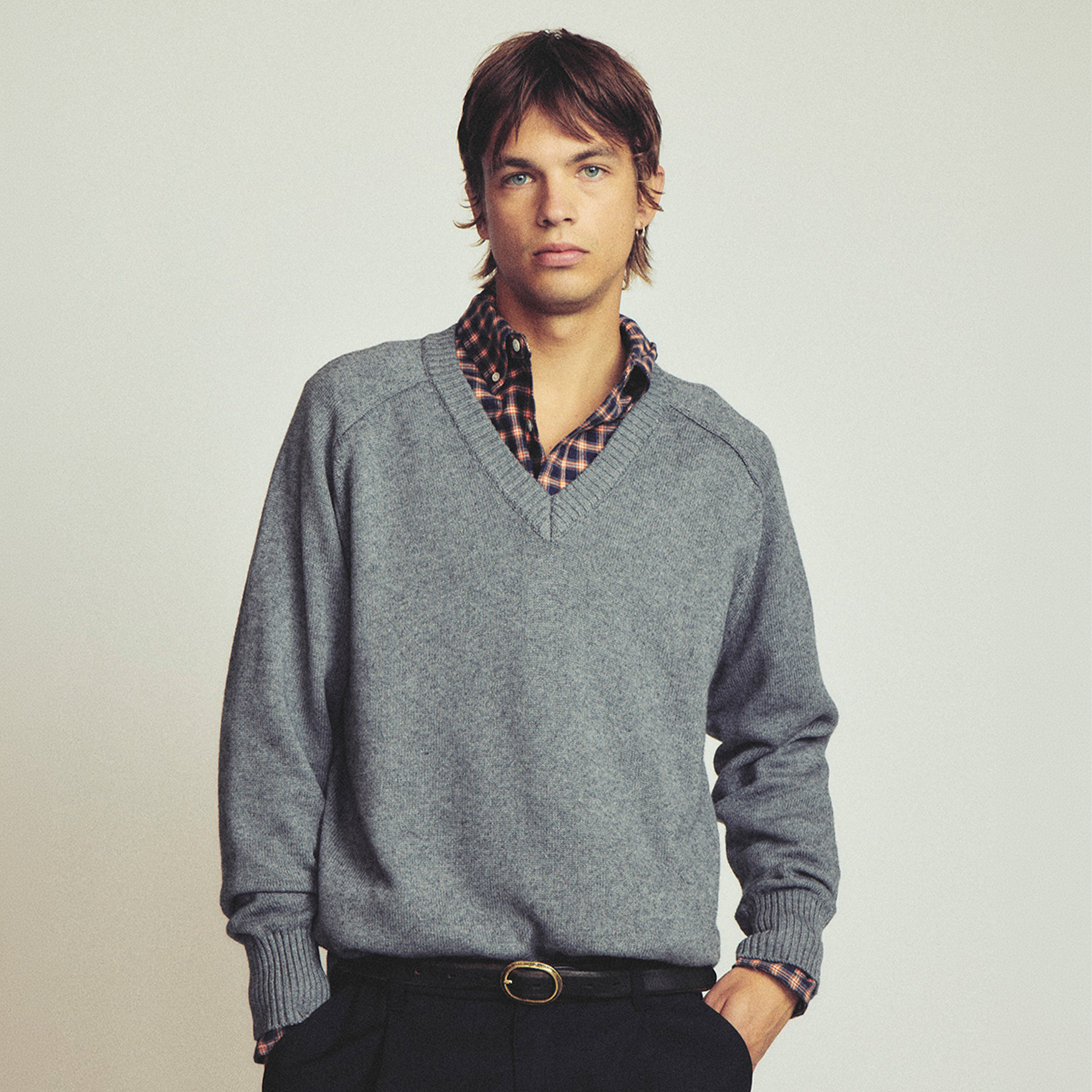 Larriet Parks Knit Grey Marle
