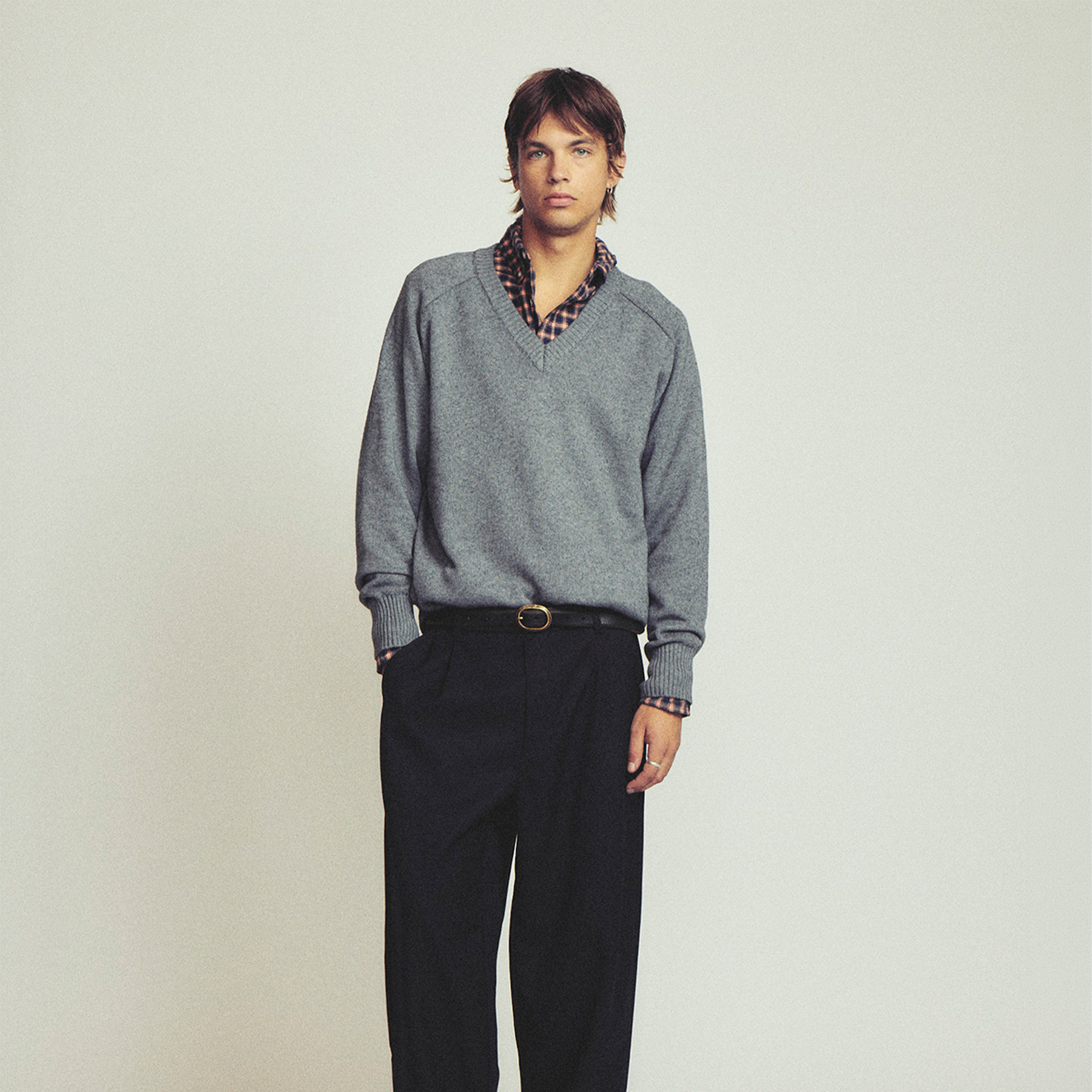 Larriet Parks Knit Grey Marle