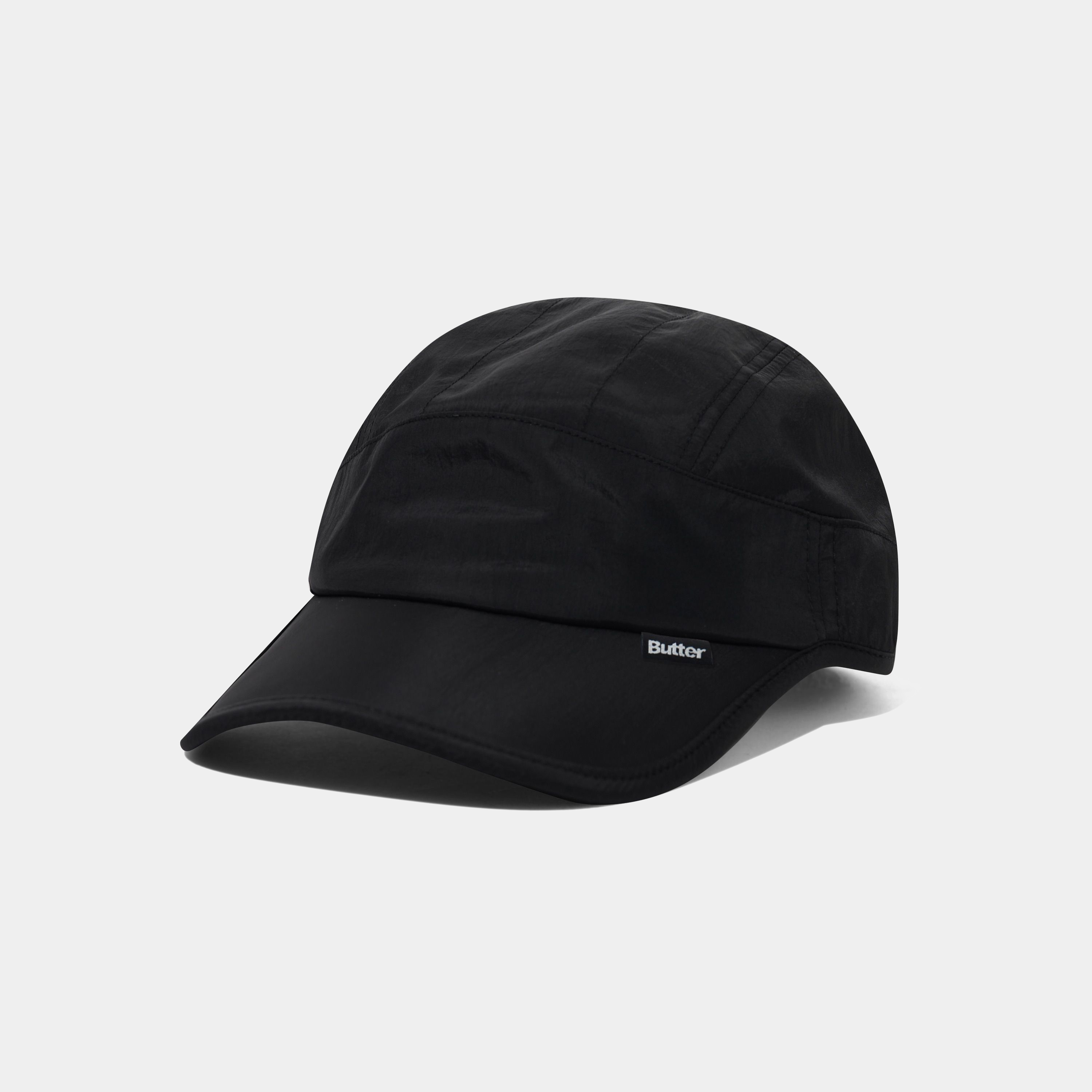 Butter Goods Path 4 Panel Cap Black