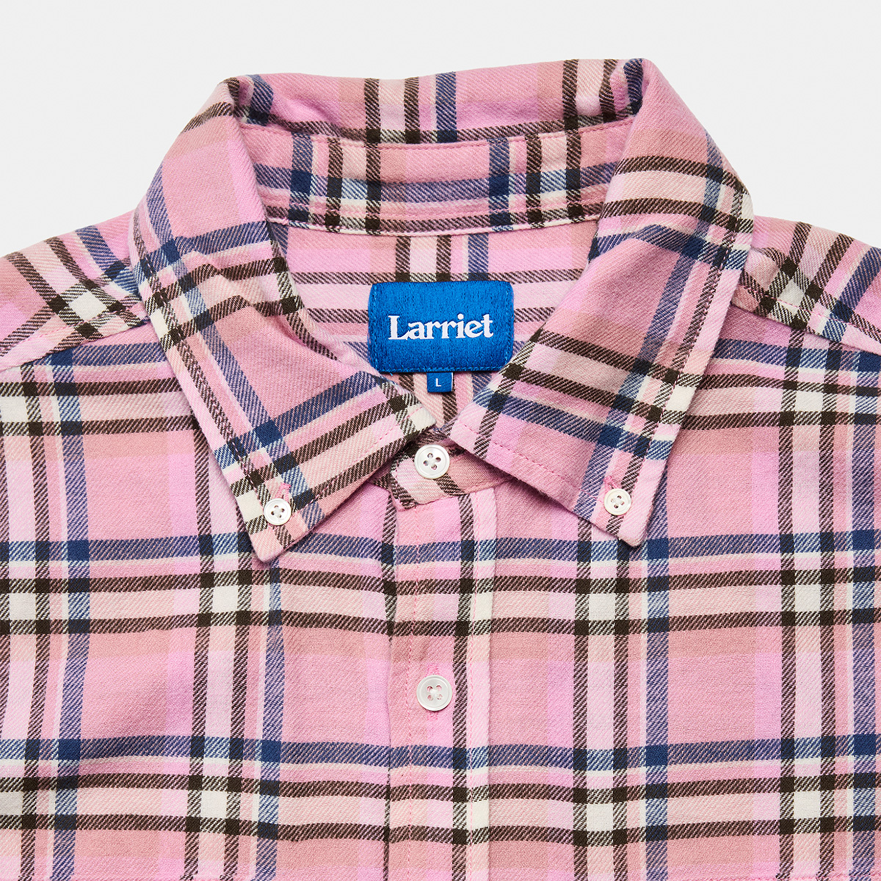Larriet Grant Shirt Pink Plaid