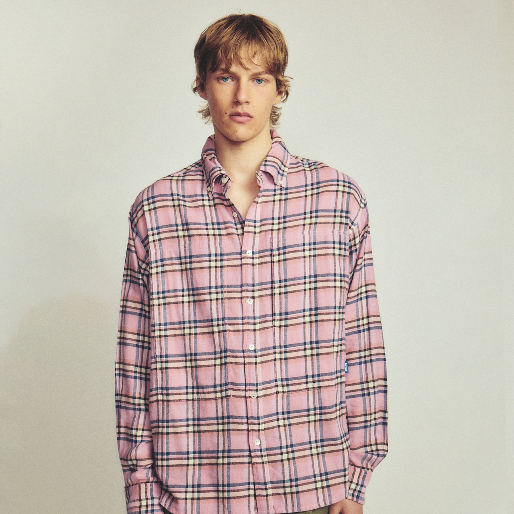 Larriet Grant Shirt Pink Plaid