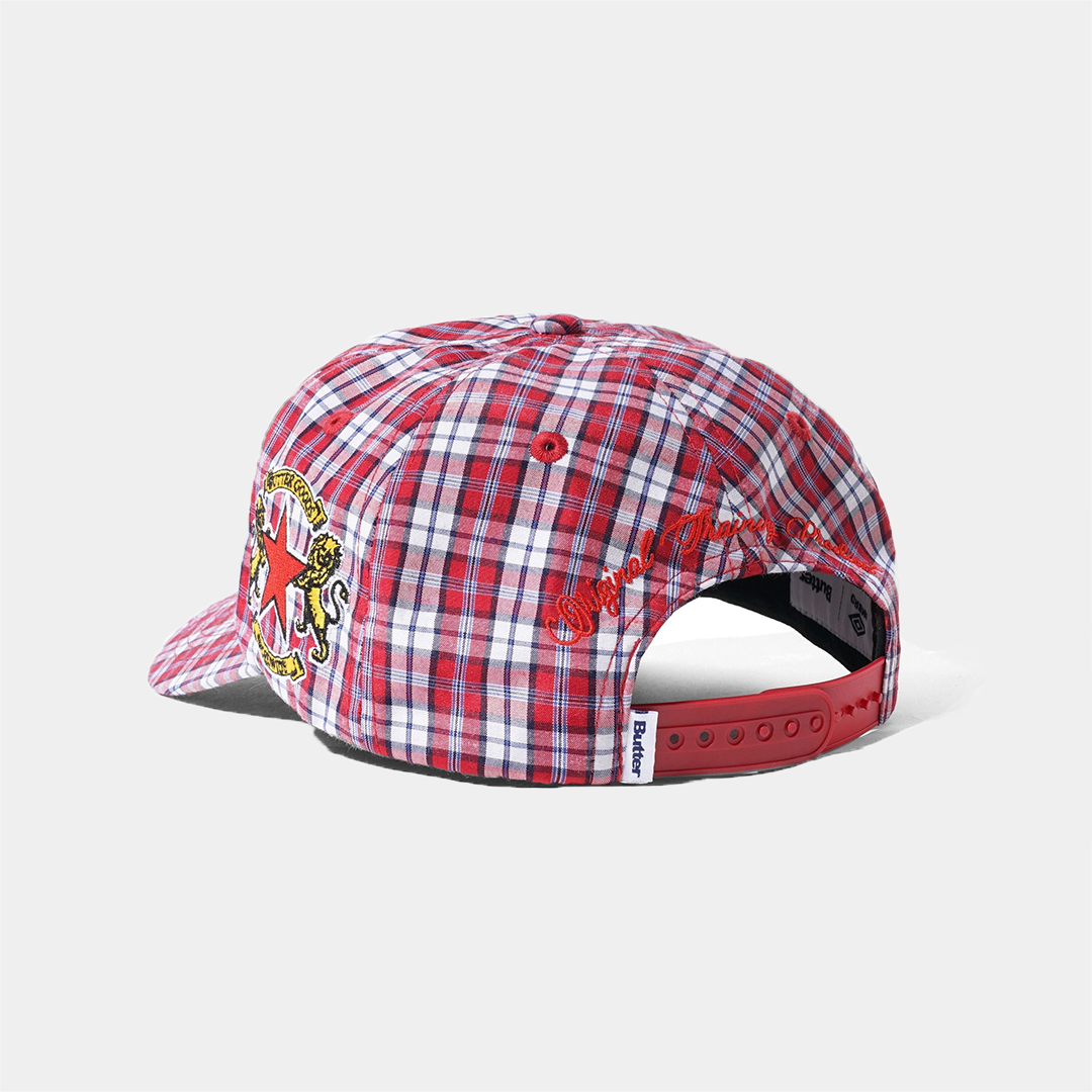 Butter x Umbro Victory 5 Panel Cap Plaid