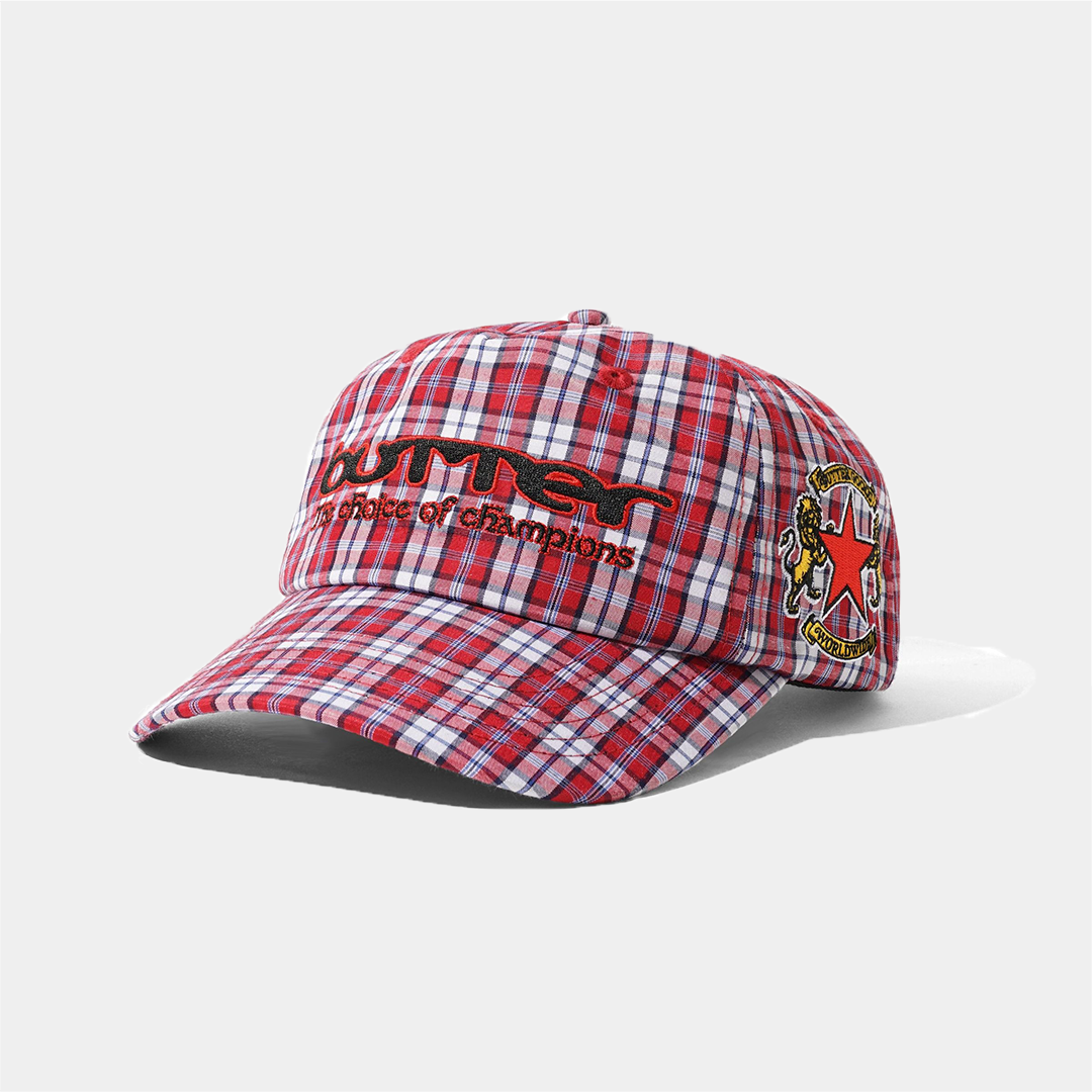 Butter x Umbro Victory 5 Panel Cap Plaid