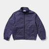 Butter Plaid Nylon Jacket Navy