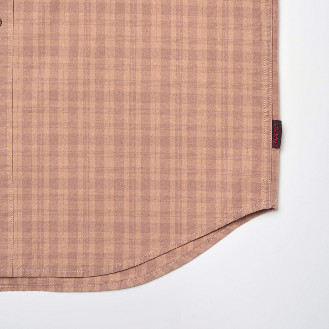 Gramicci Heavy Weight Checkered Shirt Plum
