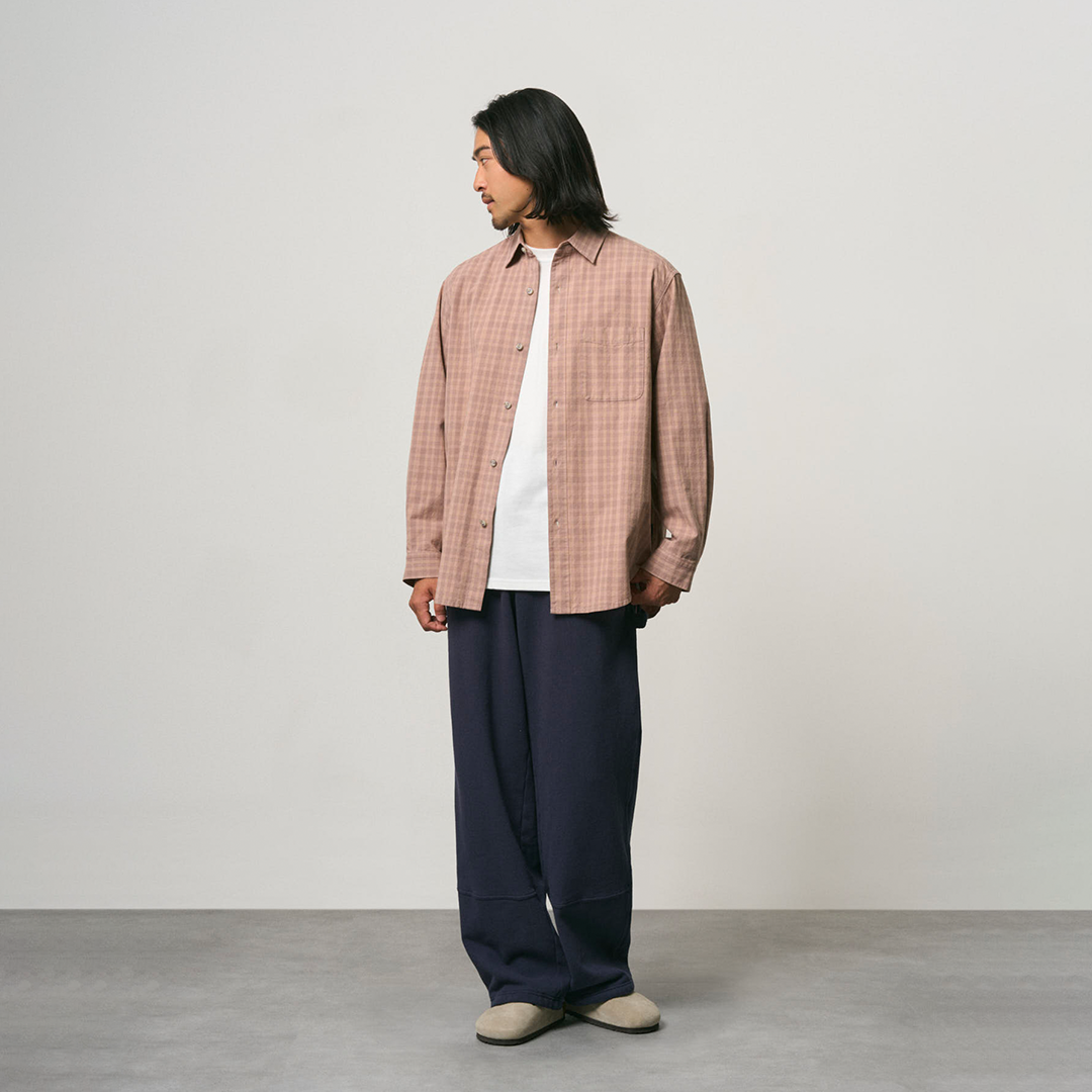Gramicci Heavy Weight Checkered Shirt Plum