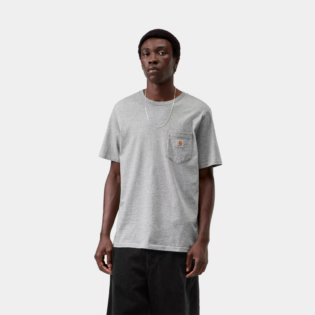Carhartt WIP S/S Pocket T-Shirt Grey Heather