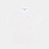 Polar Skate Co. Stripe Tee White + Taupe