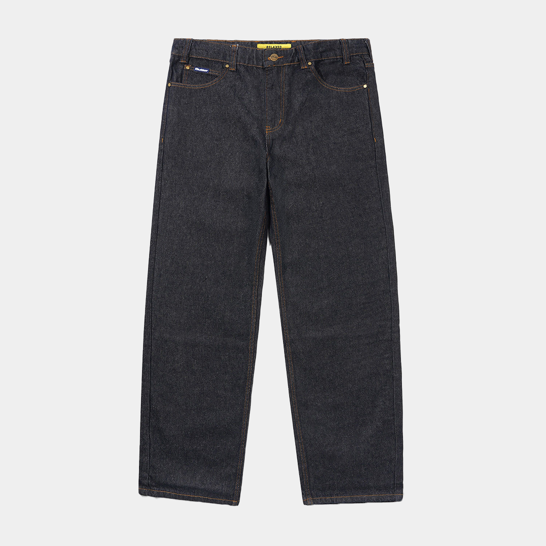 Butter Relaxed Denim Jeans Raw Indigo