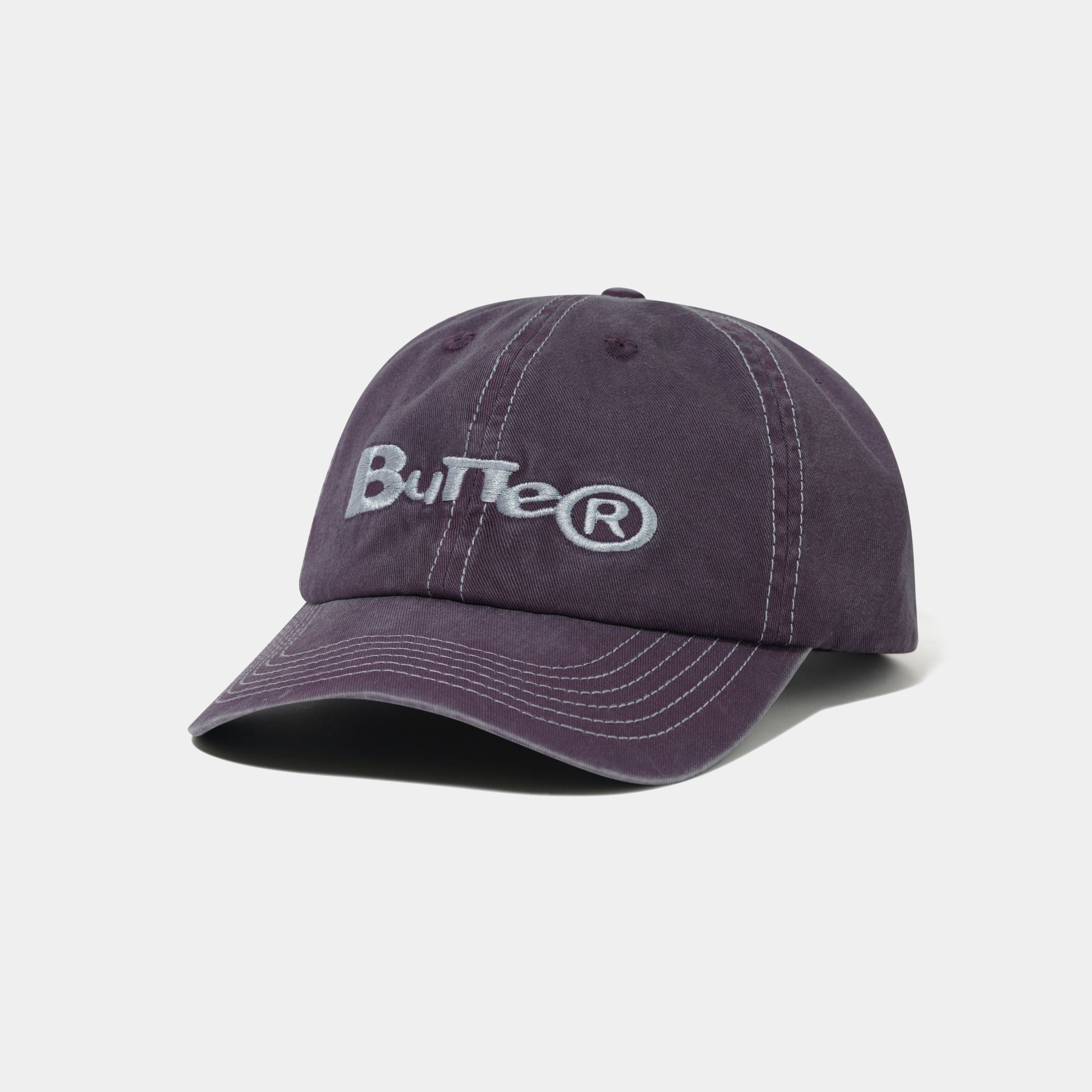 Butter Goods Registered 6 Panel Cap Washed Dusk