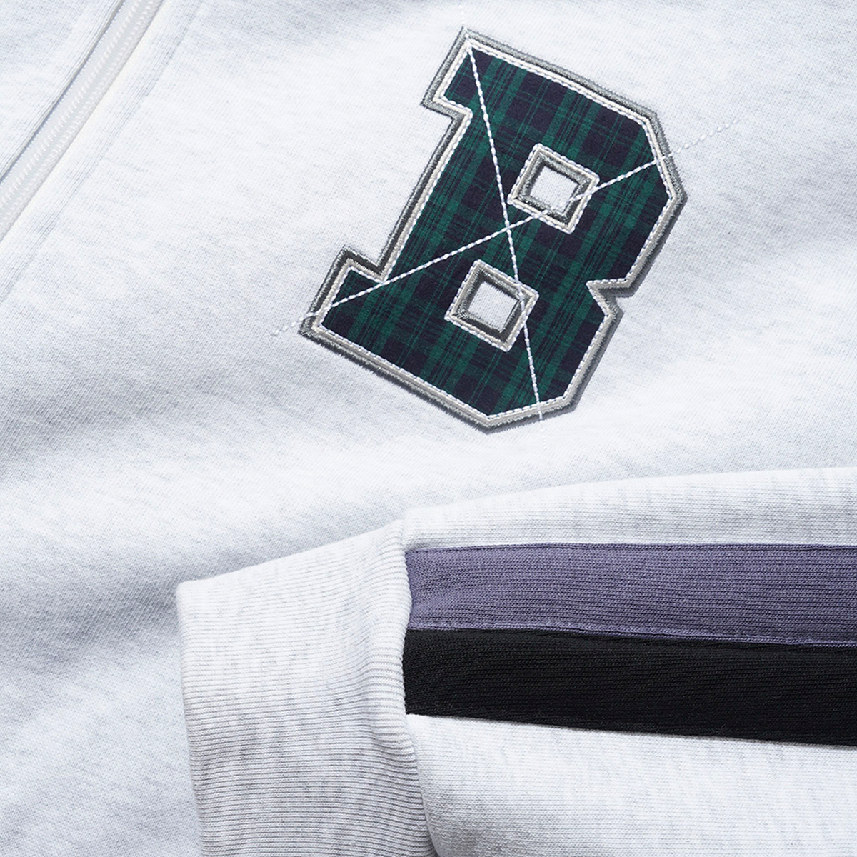Butter Relay Fleece Track Jacket Ash