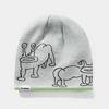 Butter x Daniel Frog Reversible Beanie Lime + Grey