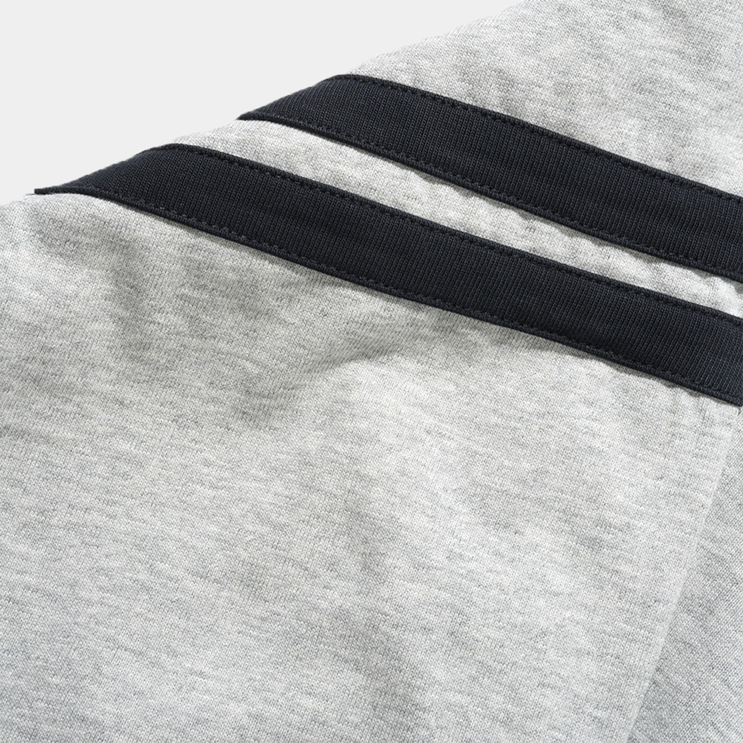 Butter Applique Rugby Polo Heather