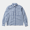 Butter Shadowplaid Shirt Blue