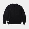 Butter Scribble Knit Sweater Black