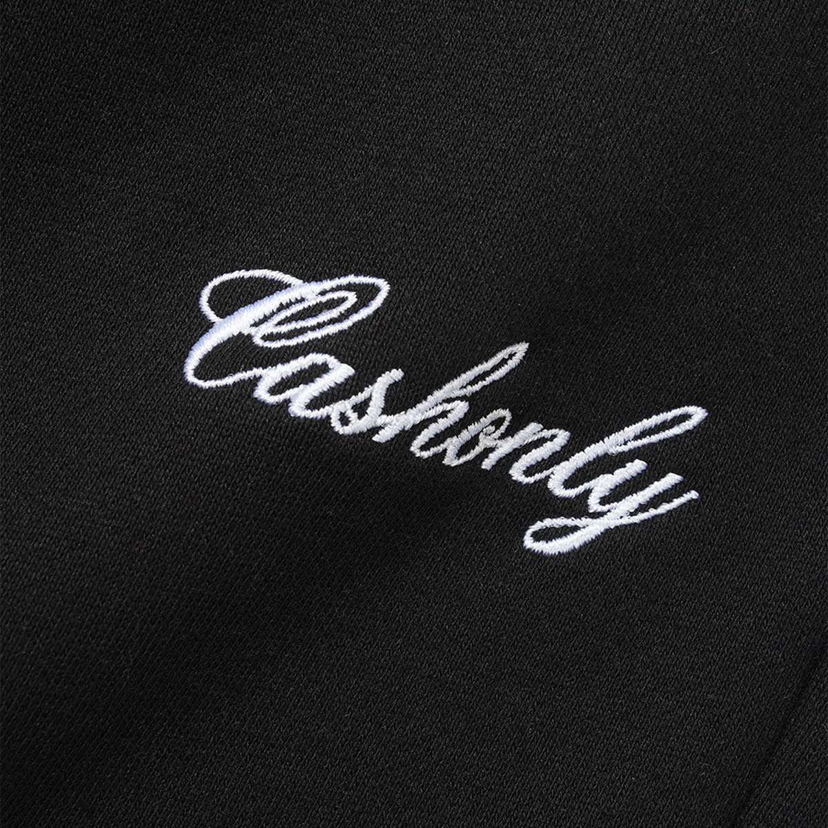Cash Only Script Fleece Sweatpants Black