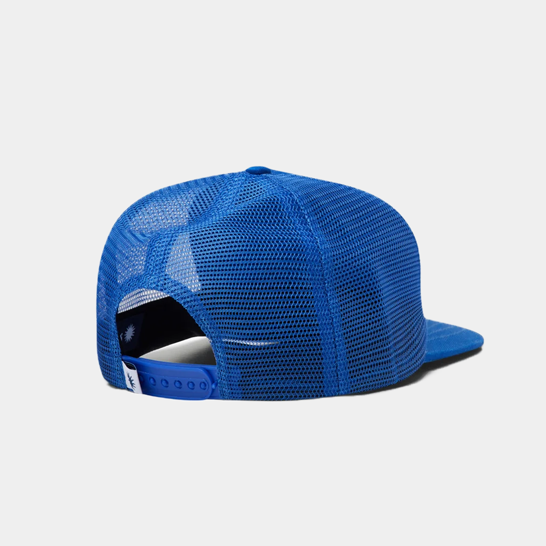 Someday Monogram Trucker Cap Royal