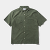 Butter Goods Overdye Seersucker S/S Shirt Army