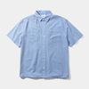 Butter Goods Overdye Seersucker S/S Shirt Blue