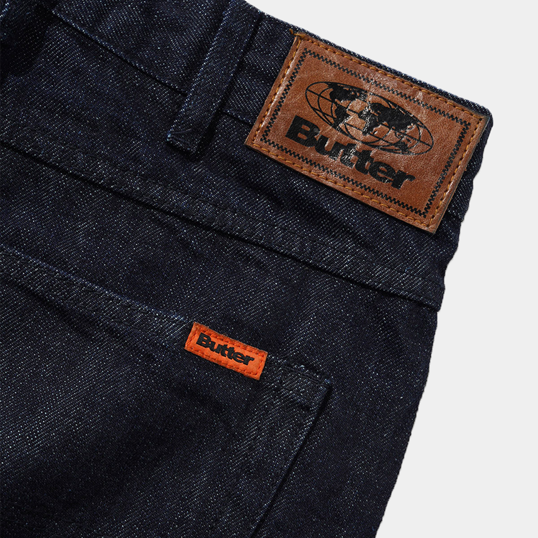 Butter Relaxed Denim Jeans Selvedge Blue