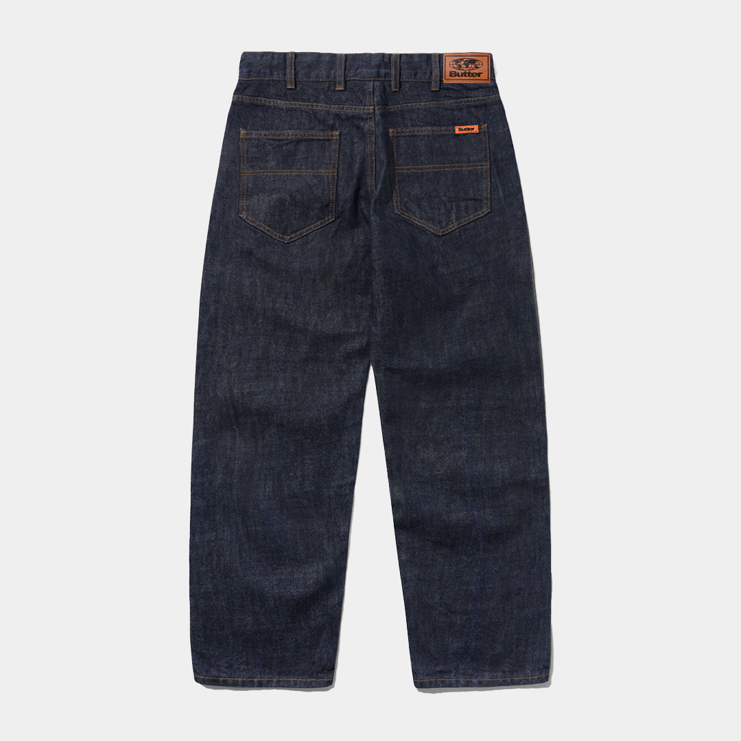 Butter Relaxed Denim Jeans Selvedge Blue
