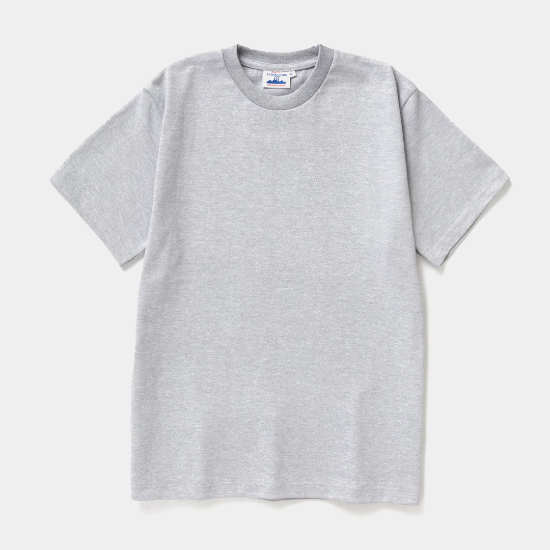 Power Goods Super Weight Tee Heather Grey