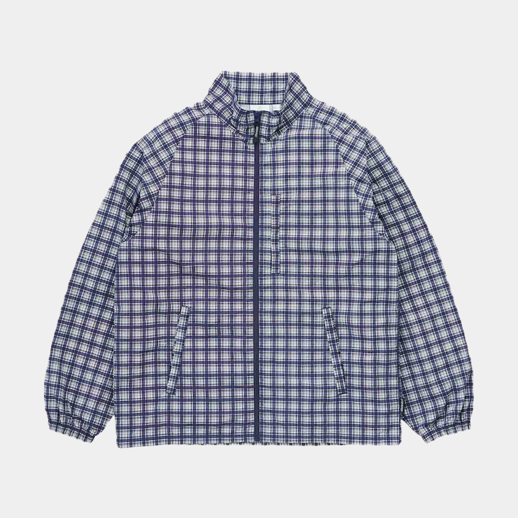 Gramicci Shell Checkered Jacket Navy Check
