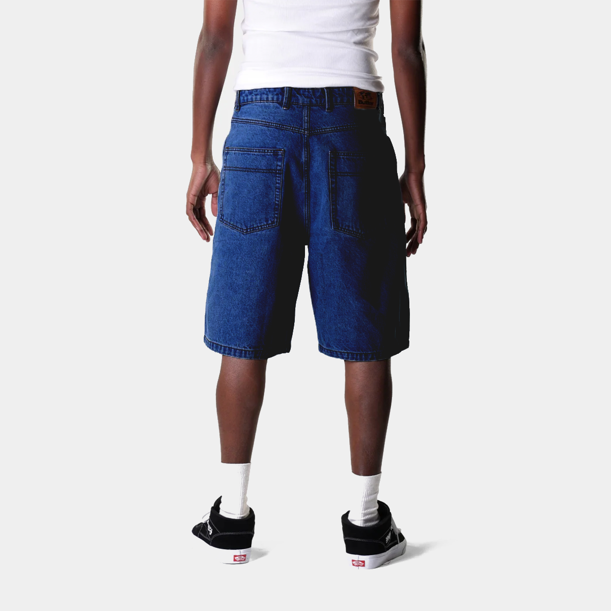 Butter Goods Baggy Denim Shorts Dark Indigo