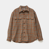 S/DOUBLE Plaid LS Overshirt Sienna