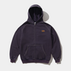 Butter Sketch Zip-Thru Hood Eggplant