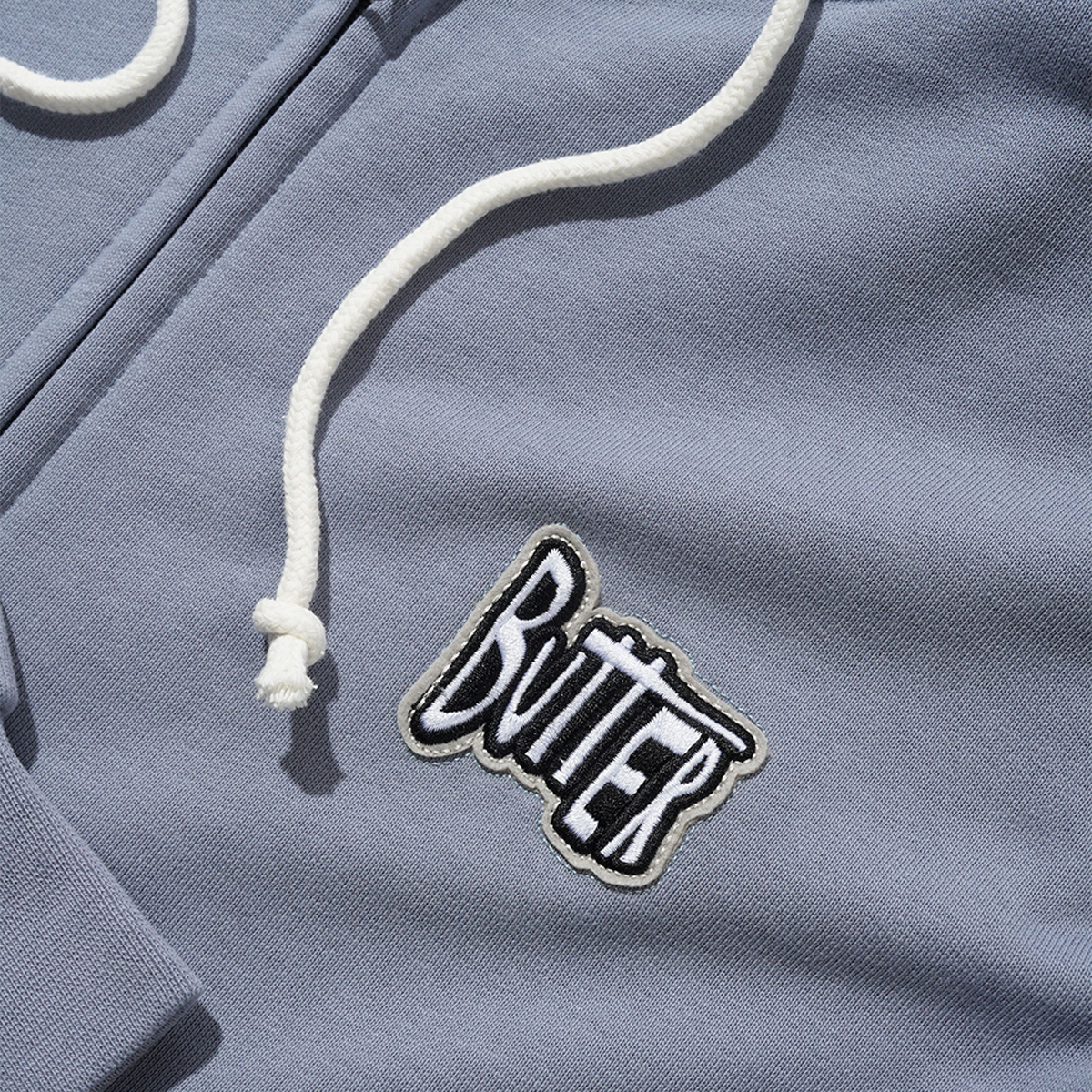Butter Sketch Zip-Thru Hood Ocean