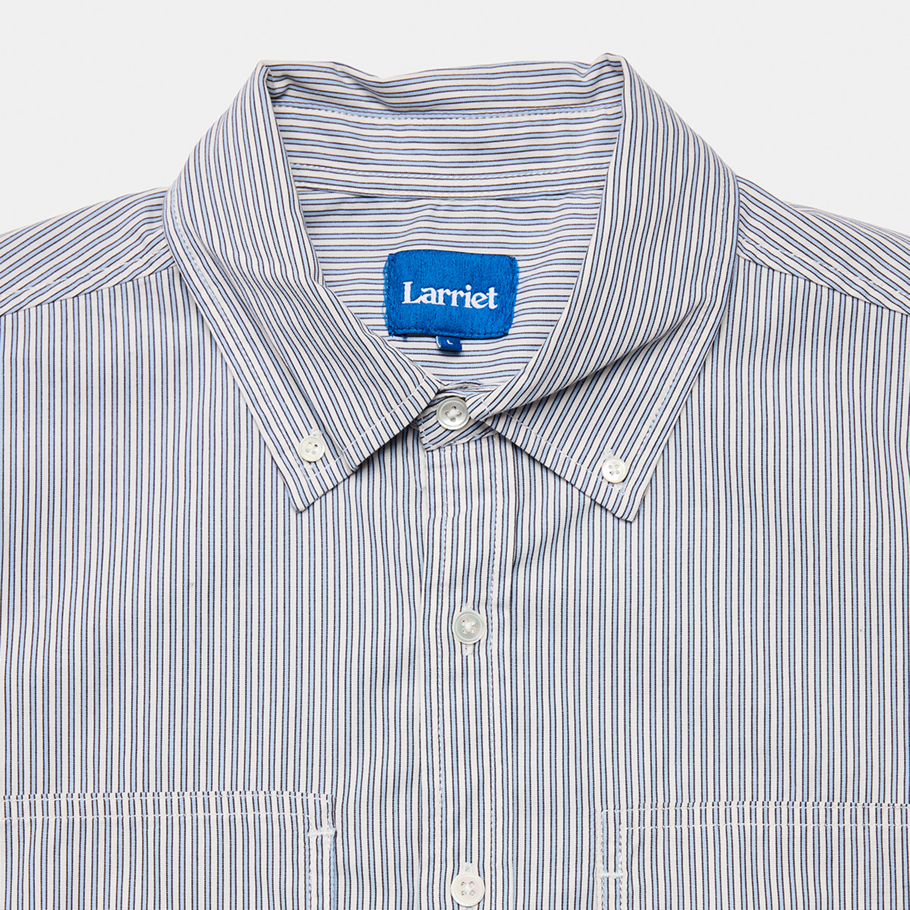Larriet Grant Shirt Sky Stripe