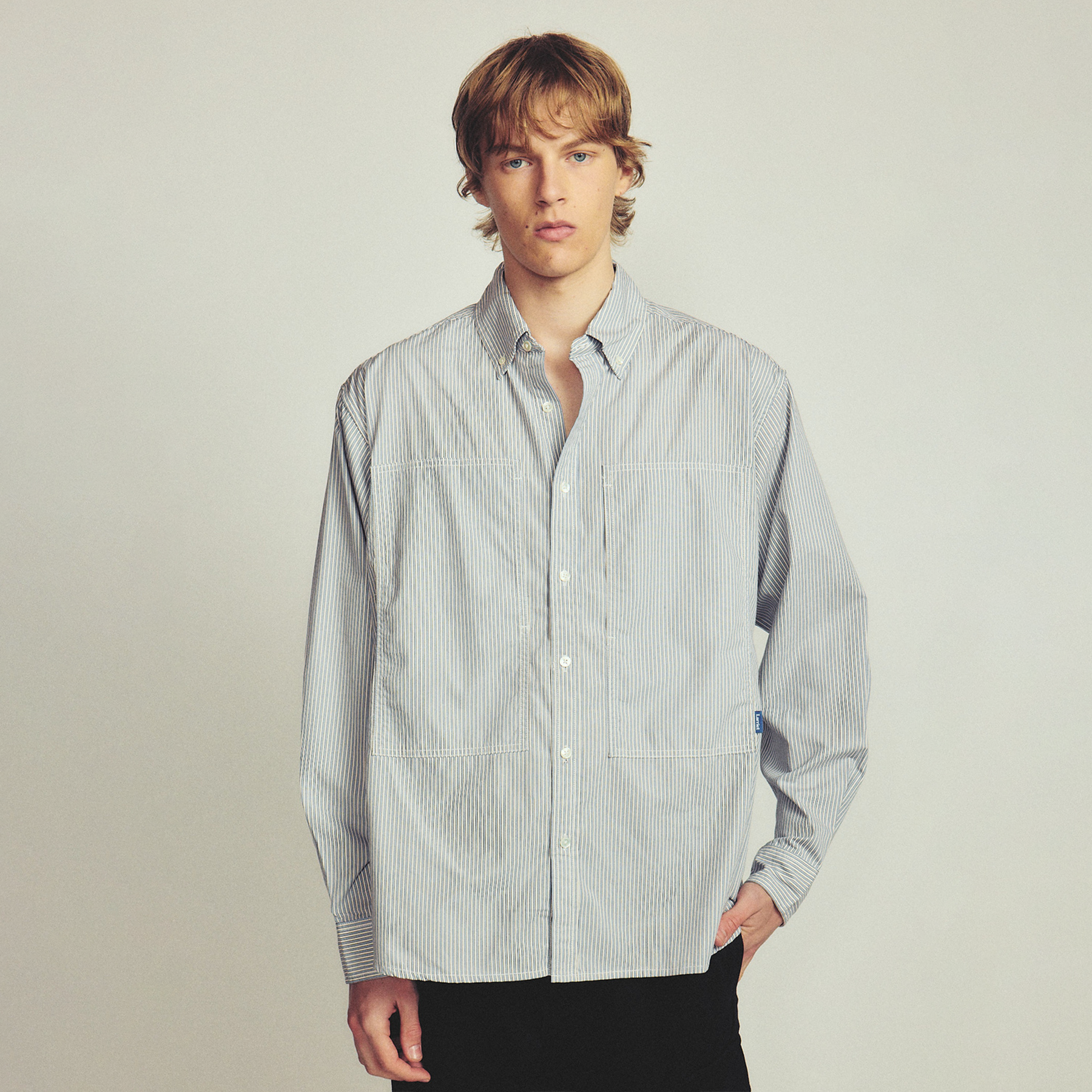 Larriet Grant Shirt Sky Stripe