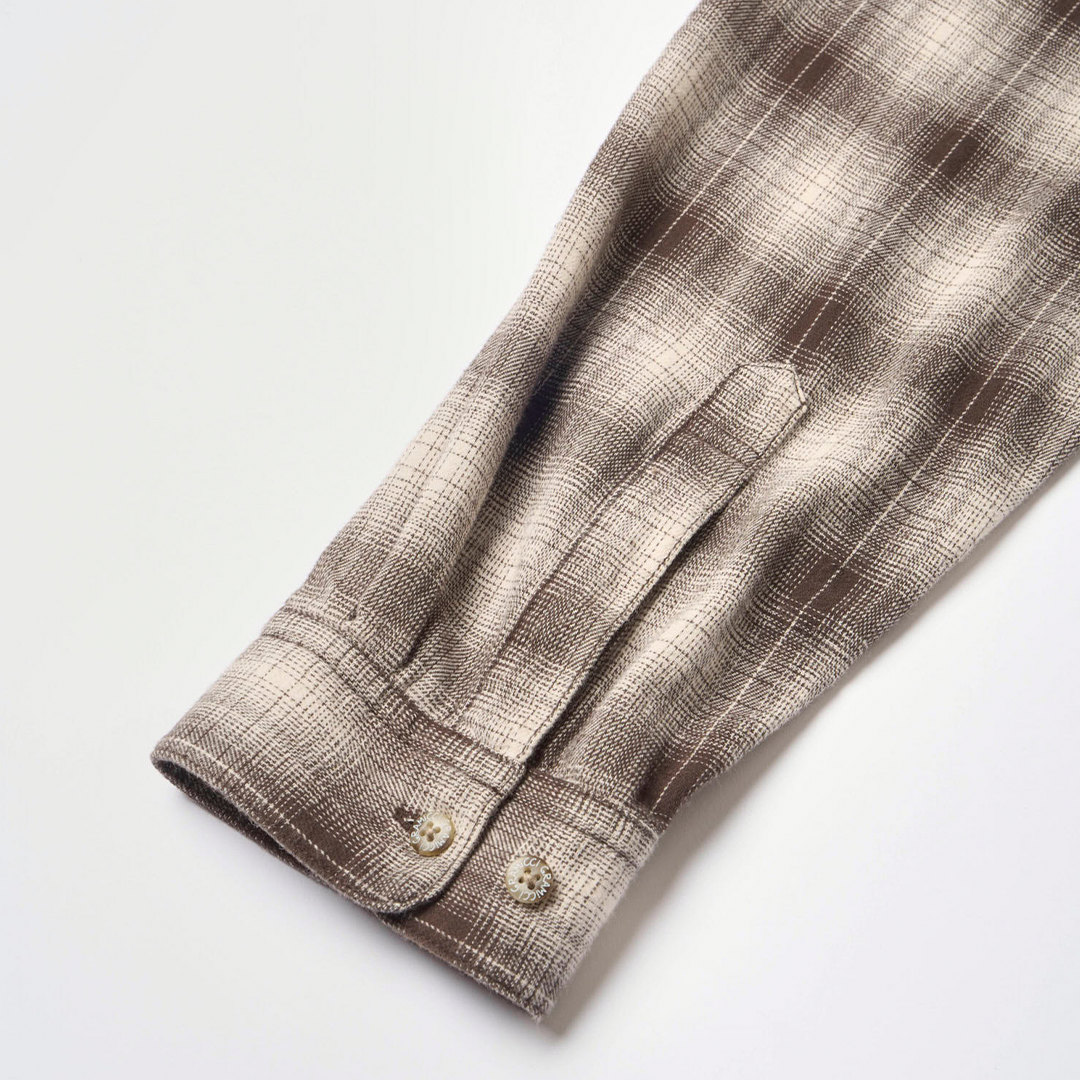 Gramicci Piled Flannel Shirt Slate
