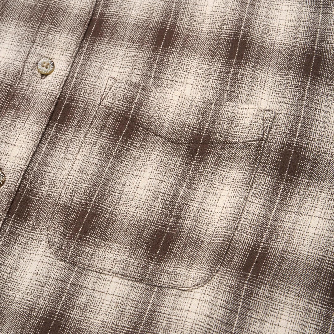 Gramicci Piled Flannel Shirt Slate