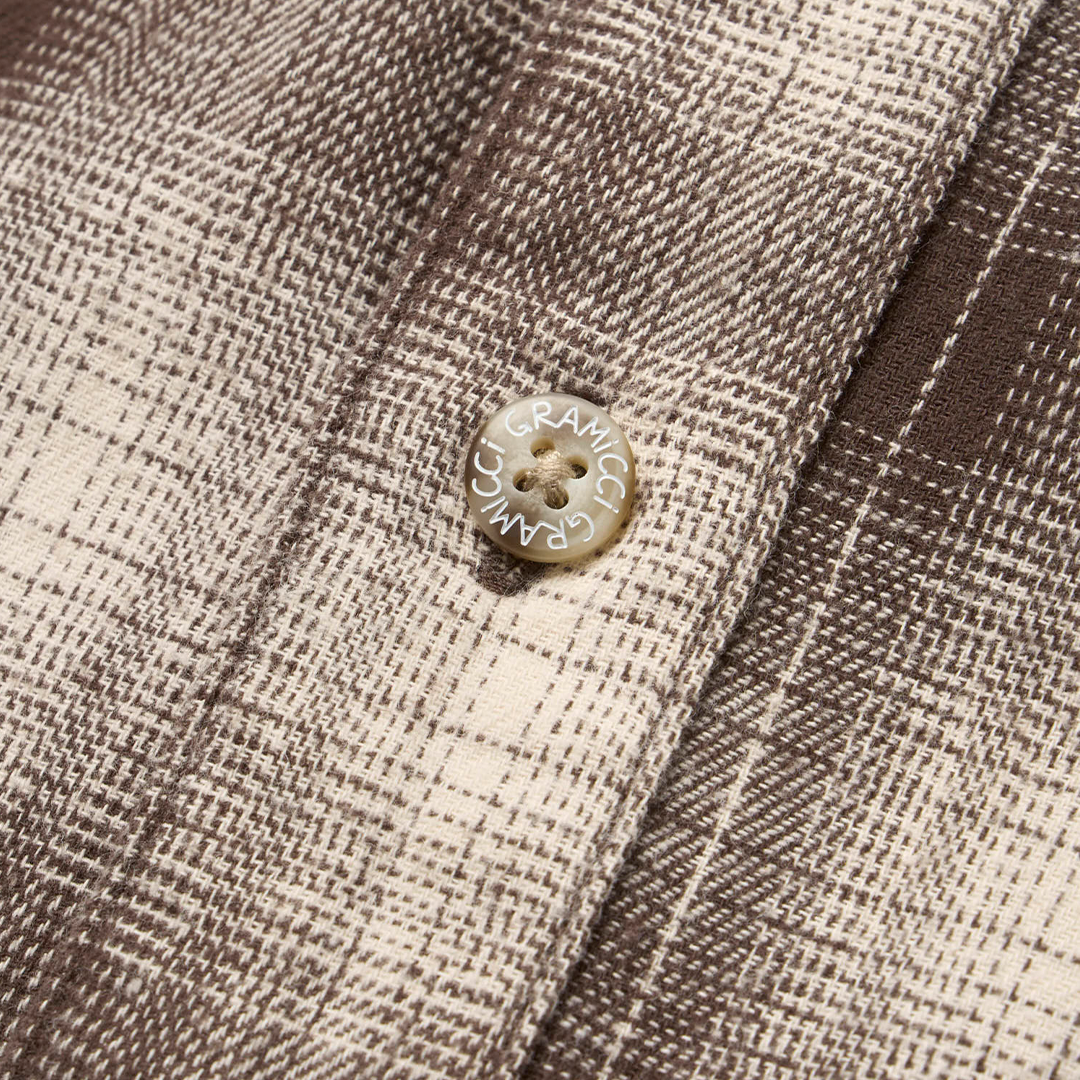 Gramicci Piled Flannel Shirt Slate