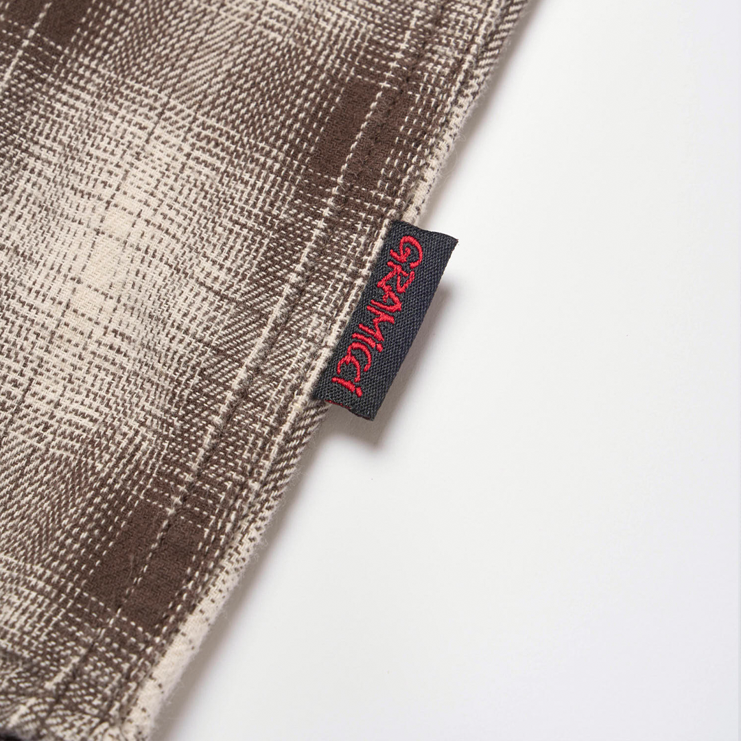 Gramicci Piled Flannel Shirt Slate