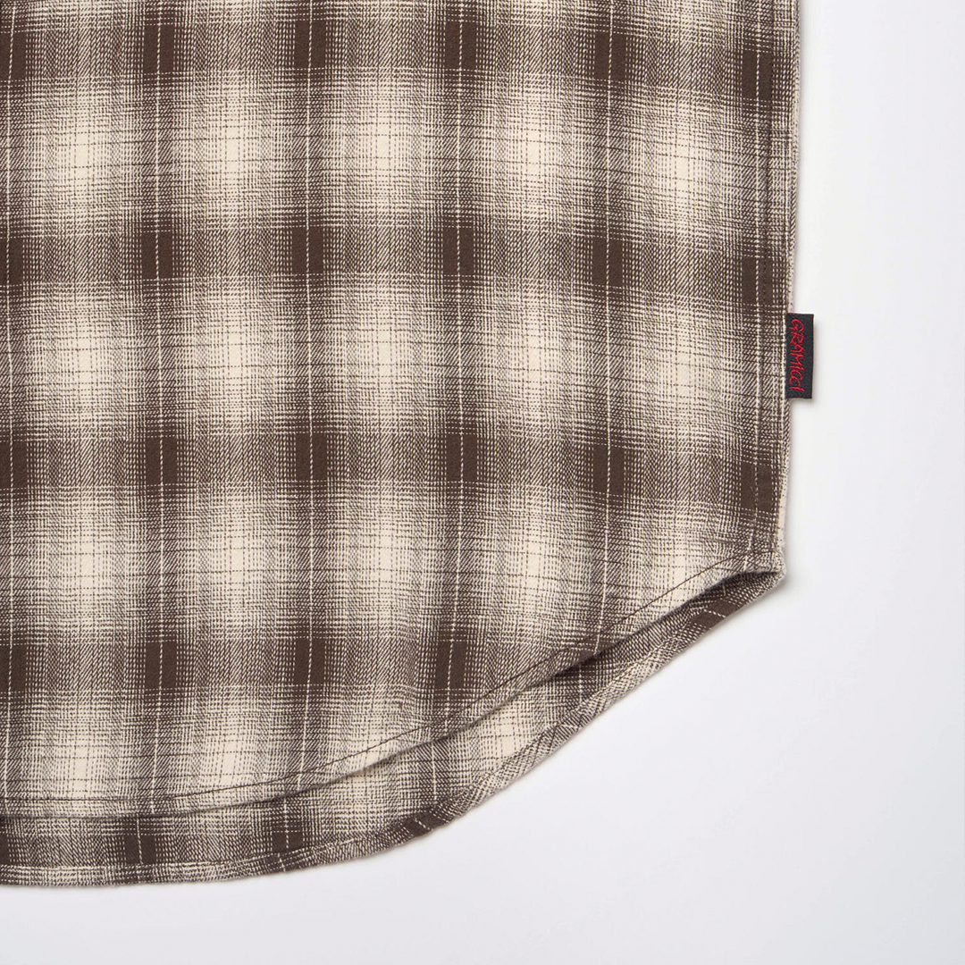 Gramicci Piled Flannel Shirt Slate