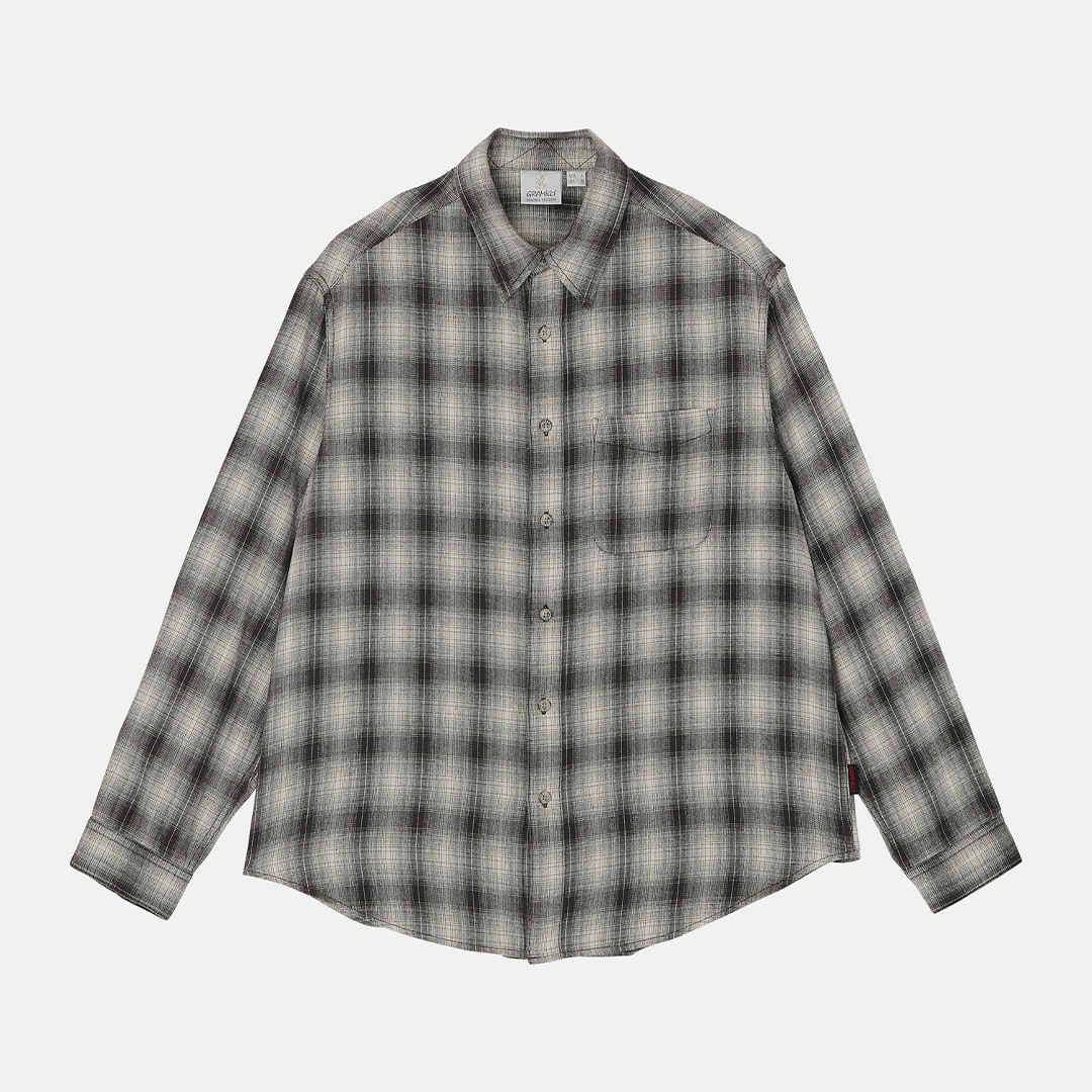 Gramicci Piled Flannel Shirt Slate