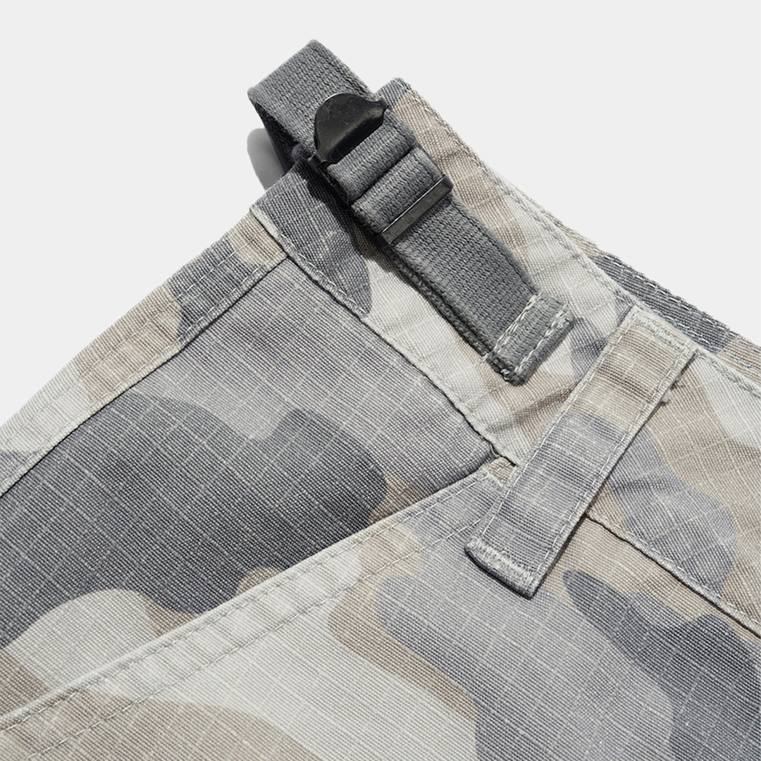 Butter Cargo Shorts Snow Camo