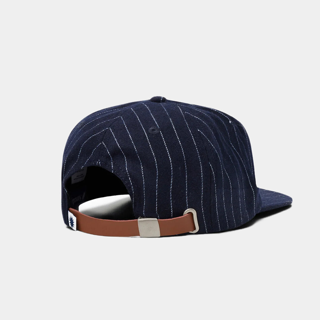 Someday Spellout Ballcap Pinstripe Navy