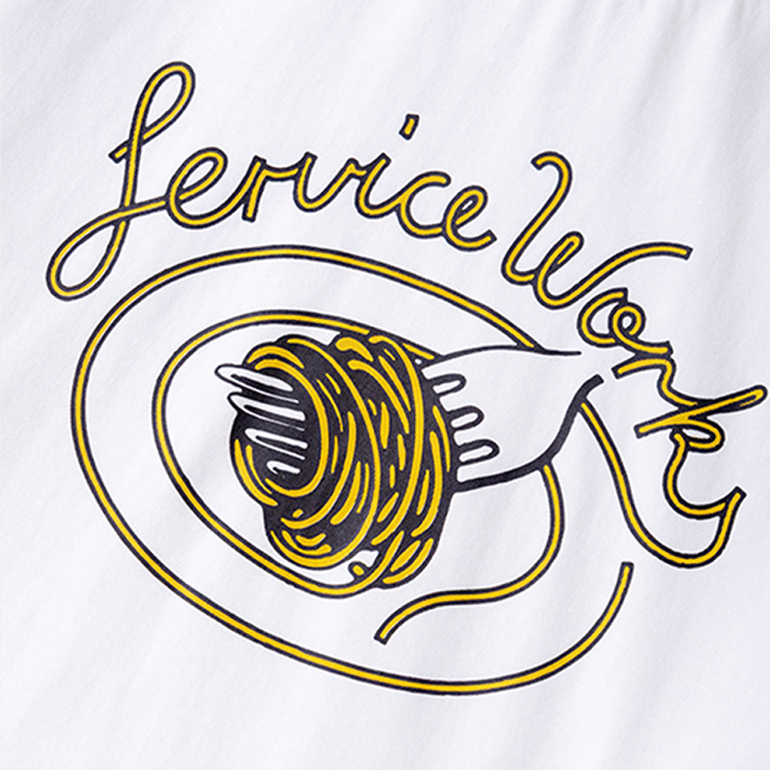 Service Works Spaghetti Tee White