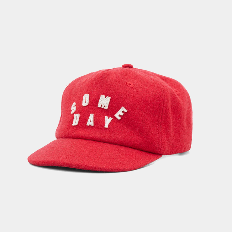 Someday Spellout Ballcap Red